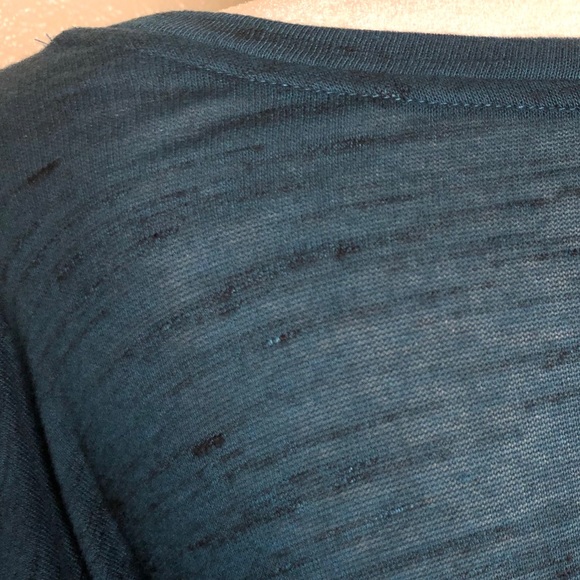 Motherhood Nursing Tunic Top Teal Blue Size L - Picture 5 of 7